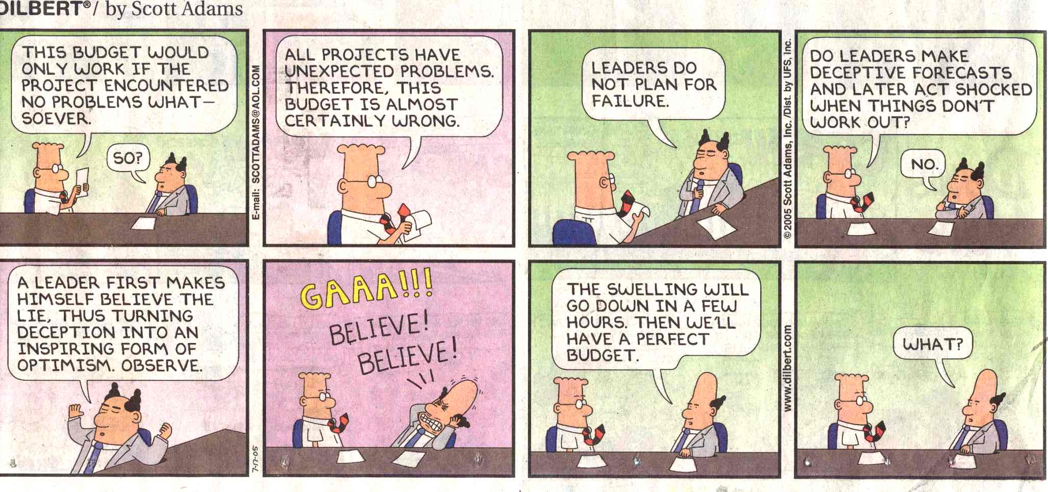 Dilbert on leadership